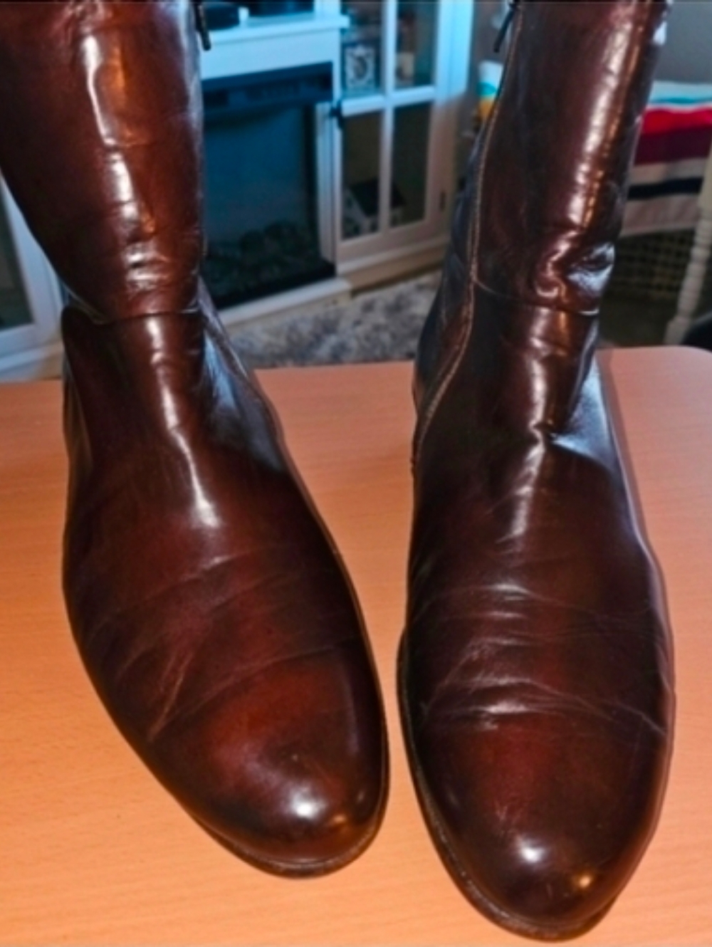 BALLY 'Chelsea' Gorgeous Dark Brown Rich Leather Zip Boots Size 9.5 NICE!!